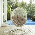 thumbnail image 6 of Modway Hide Outdoor Patio Swing Chair With Stand in White Mocha, 6 of 8