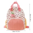 thumbnail image 2 of Strawberry Print Mini Backpack, Lightweight Casual Daypack with Adjustable Straps, Cute Travel & Daily Carry Bag, 2 of 6