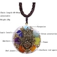 thumbnail image 4 of Metatron Cube Orgonite Necklace,Emf Protection Healing Reiki Meditation For Women Men,Hand Of Fatifa, 4 of 7