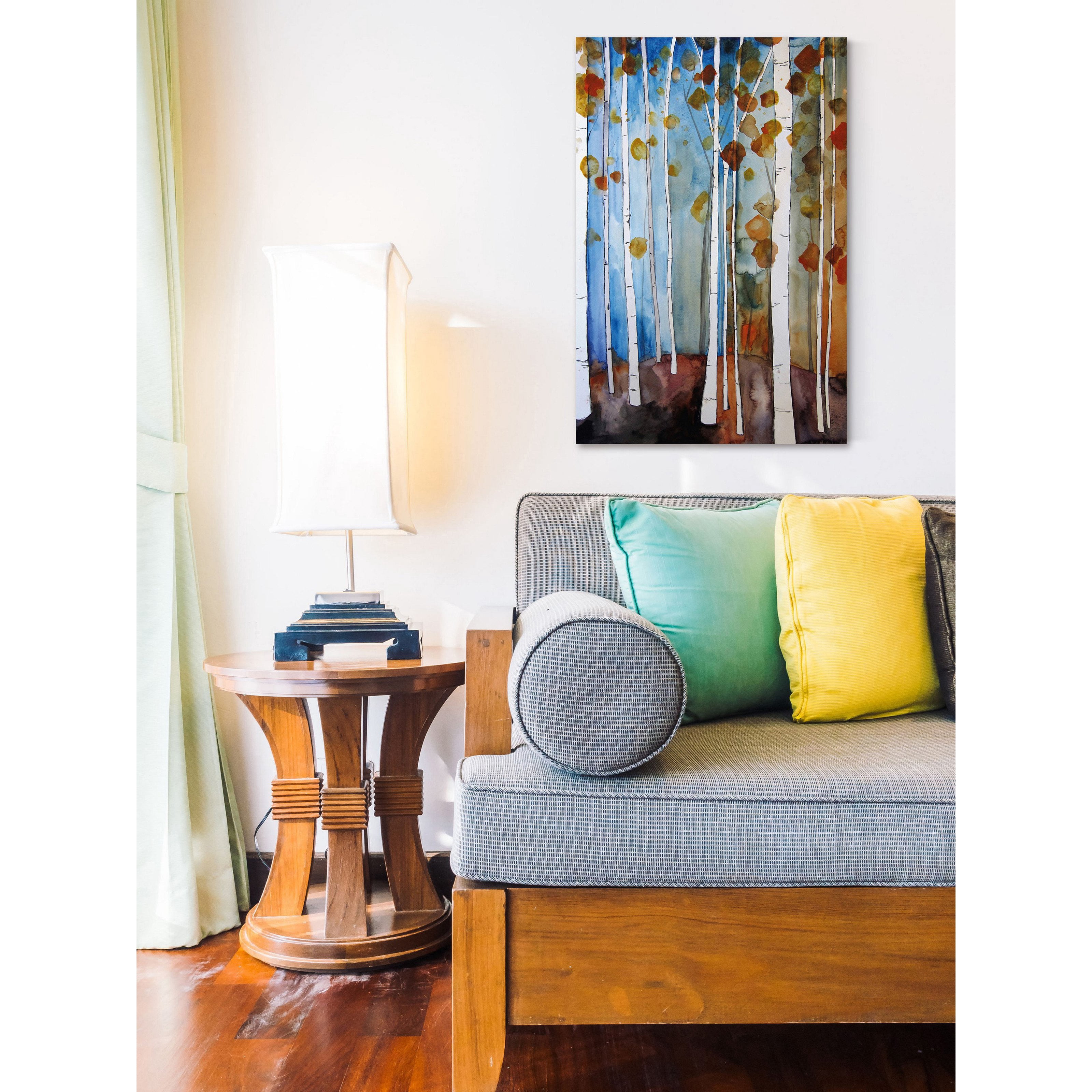 Marmont Hill Autumn Leaves Painting on Wrapped Canvas