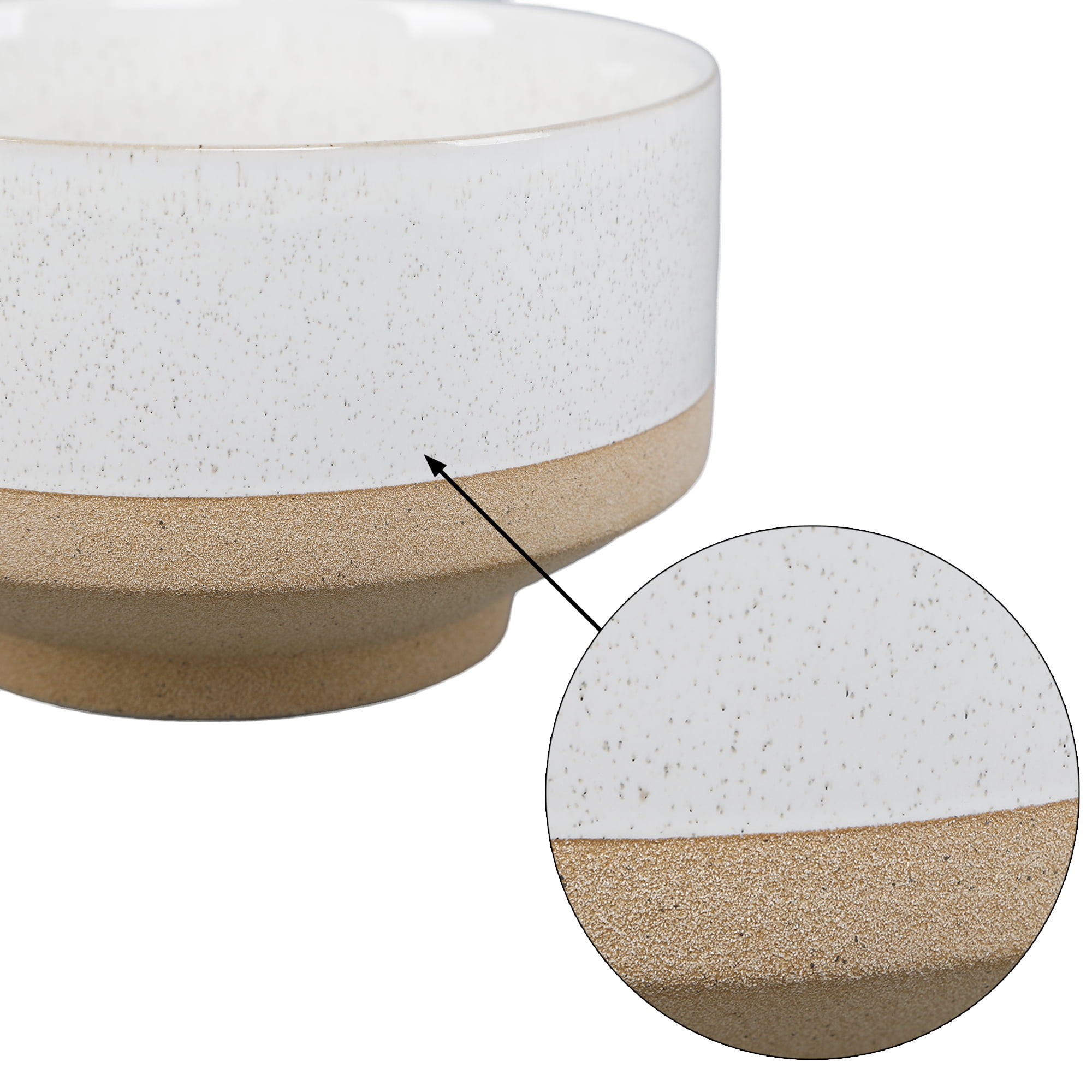 (2 pack) Better Homes & Gardens Charlotte Planter 7 IN Dia X 4.25 IN H