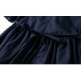 thumbnail image 6 of LittleSpring Nautical Sailor Dress for Little Girls Summer Dresses Short Sleeve Peter Pan Collar Size 7-8, 6 of 6
