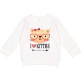 thumbnail image 2 of Inktastic Cat Lover I Love Kitties Toddler Sweatshirt, 2 of 4