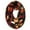 Maple Leaves & Pumpkins, variant on Lightweight Autumn Holiday Infinity Scarf, Maple Leaves & Pumpkins