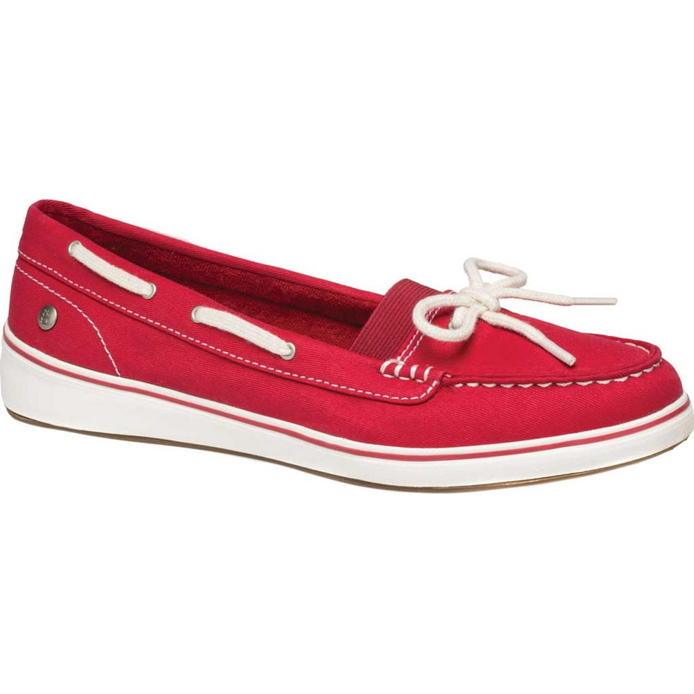 Women's Augusta Twill Boat Shoe Core Red Twill 12 M