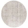 thumbnail image 2 of Safavieh Harlow Dacre Distressed Polyester Area Rug, Ivory Gray/Rust, 6'3" x 6'3" Round, 2 of 11