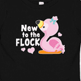 thumbnail image 4 of Inktastic New to the Flock Cute Baby Flamingo Boys or Girls Baby T-Shirt, 4 of 5