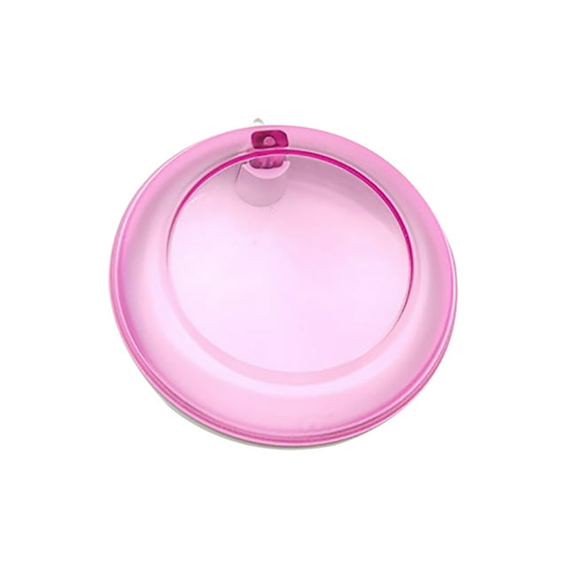 Denture Box Plastic Round 360° Rotation Denture Bath Case Denture Container