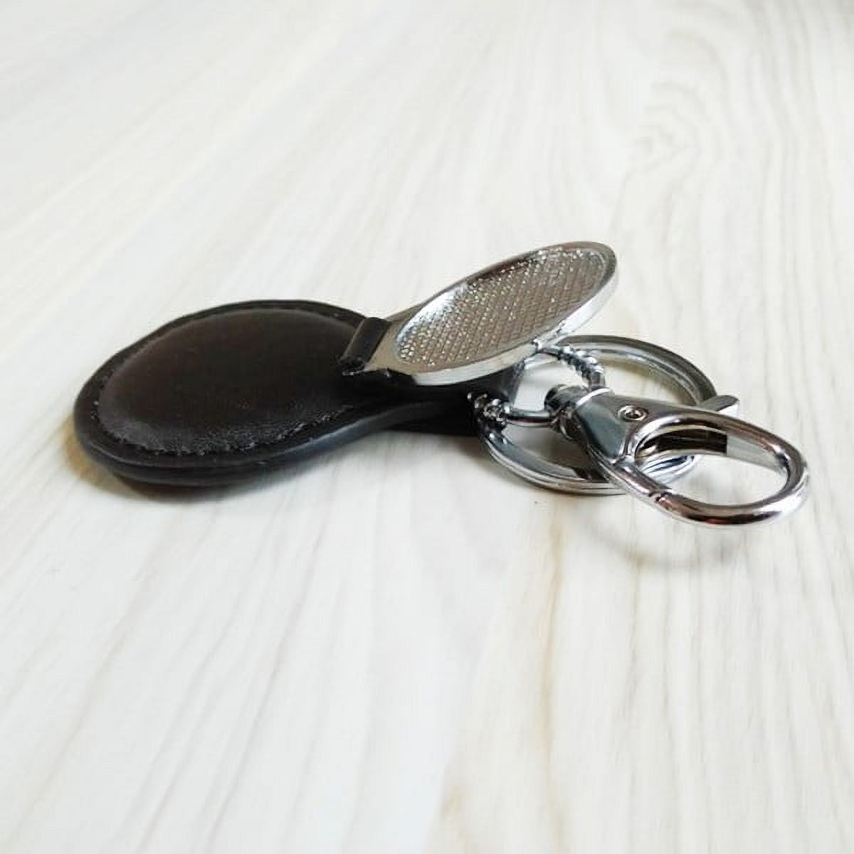 Logo Danger Line No Entry Key Link Chain Ring Keyholder Finder Hook Metal