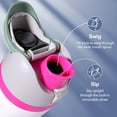 thumbnail image 3 of czcpp-Ruzkq Replacement Lid for Owala Freesip, Compatible with Owala Cup 16oz 24oz 32oz 40oz, One Button Water Bottle Top Lid Replacement Accessory, Leakproof, BPA-Free (Sage Green), 3 of 4