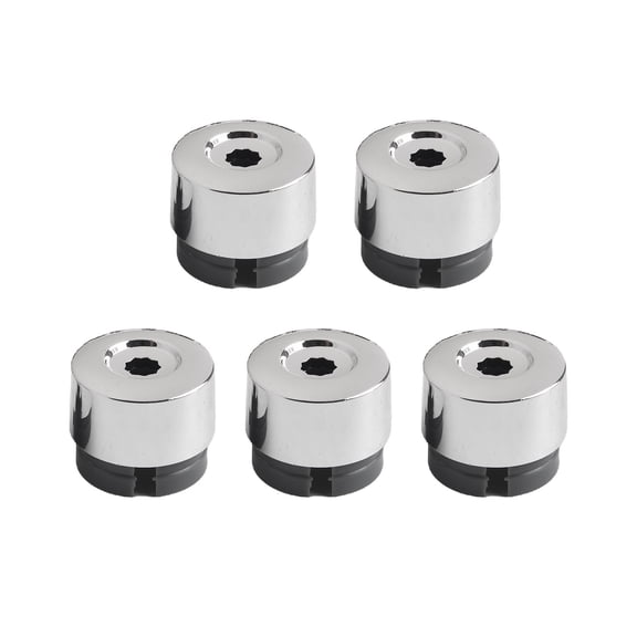 a Polished Look with Wheel Lug Bolt Covers Fits 7L6601173A 2004 17 5PCS