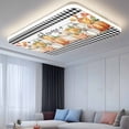 thumbnail image 2 of Pumpkins Thanksgiving Fluorescent Light Covers, Fall Black White Plaid Farmhouse Pumpkin Magnetic Light Covers for Ceiling Lights, Fluorescent Ceiling Shade for Classroom Bedroom Office 4x2Ft x 4PCS, 2 of 8