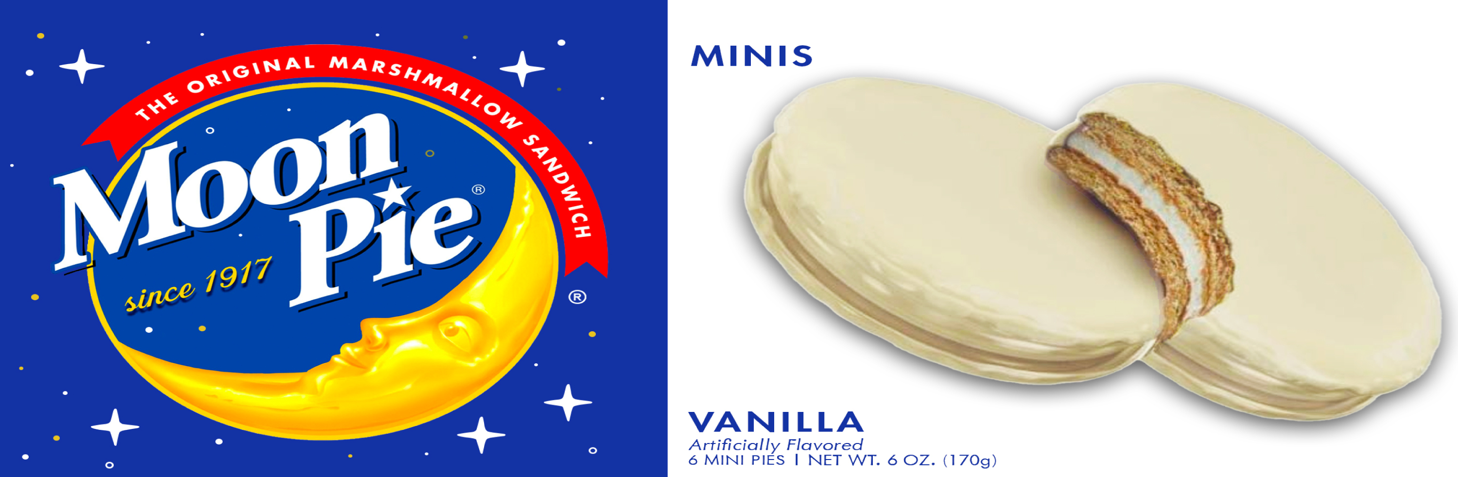 MoonPie Moon Pies Mini Individually Wrapped 72 Count