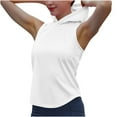 thumbnail image 2 of Njoeus Workout Tops for Women Sexy Tops for Women Women's Summer Sleeveless Hooded Tank Top Women Running Gym Workout Active T-Shirt for Athletic Exercise Quick Dry Comfort Breathable Hawaiian Shirts, 2 of 5