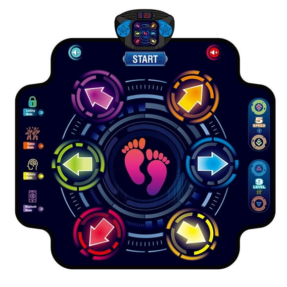 Hearth & Gear Interactive Educational Dance Mat For Kids – Music Floor To Improve Coordination And Motor Skills While Learning for Anxiety 40 Building for Toddlers 1-3 Christmas Board Games for