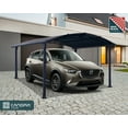 thumbnail image 6 of Palram - Canopia Arcadia 4300 12' x 14' Polycarbonate/Galvanized Steel Carport - Gray, 6 of 15