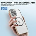 thumbnail image 6 of SaniMore for iPhone 13 Pro Max 6.7" 2021 Transparent Magnetic Case, Rugged Clear PC Back & TPU Bumpers Case with Wireless Charging for iPhone 13 Pro Max Shockproof Protective Cover, Yellow, 6 of 9