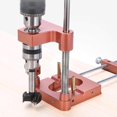 thumbnail image 2 of Xingzhi Woodworking Punch Locator Drill Guide Adjustable Drilling Template Red, 2 of 9