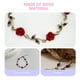 thumbnail image 4 of EeaseMX Pulsera de rosa con dije de flor, pulsera de cadena de rosa roja, regalo de San Valentín, 4 of 7