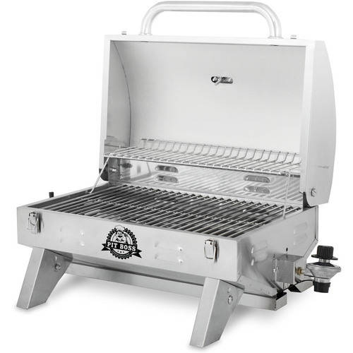 Pit Boss 305 sq in Stainless Steel Portable Grill - image 4 of 10