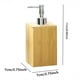 thumbnail image 3 of Bomba dispensadora de jabón de madera | Bote de encimera de madera maciza para el baño | Acabado natural | Envase reutilizable para gel de ducha, champú y loción | Diseño elegante y único | 1 Pack, 3 of 5