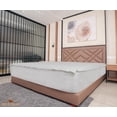 thumbnail image 2 of Zip-On Fitted Sheet Set - Designed for Mattresses with Up to 8" Inch Deep Pockets - Includes 1 Fitted Sheet Base and 2 Zip-On Sheets Twin Size - 600 TC - Light Grey Color, 2 of 4