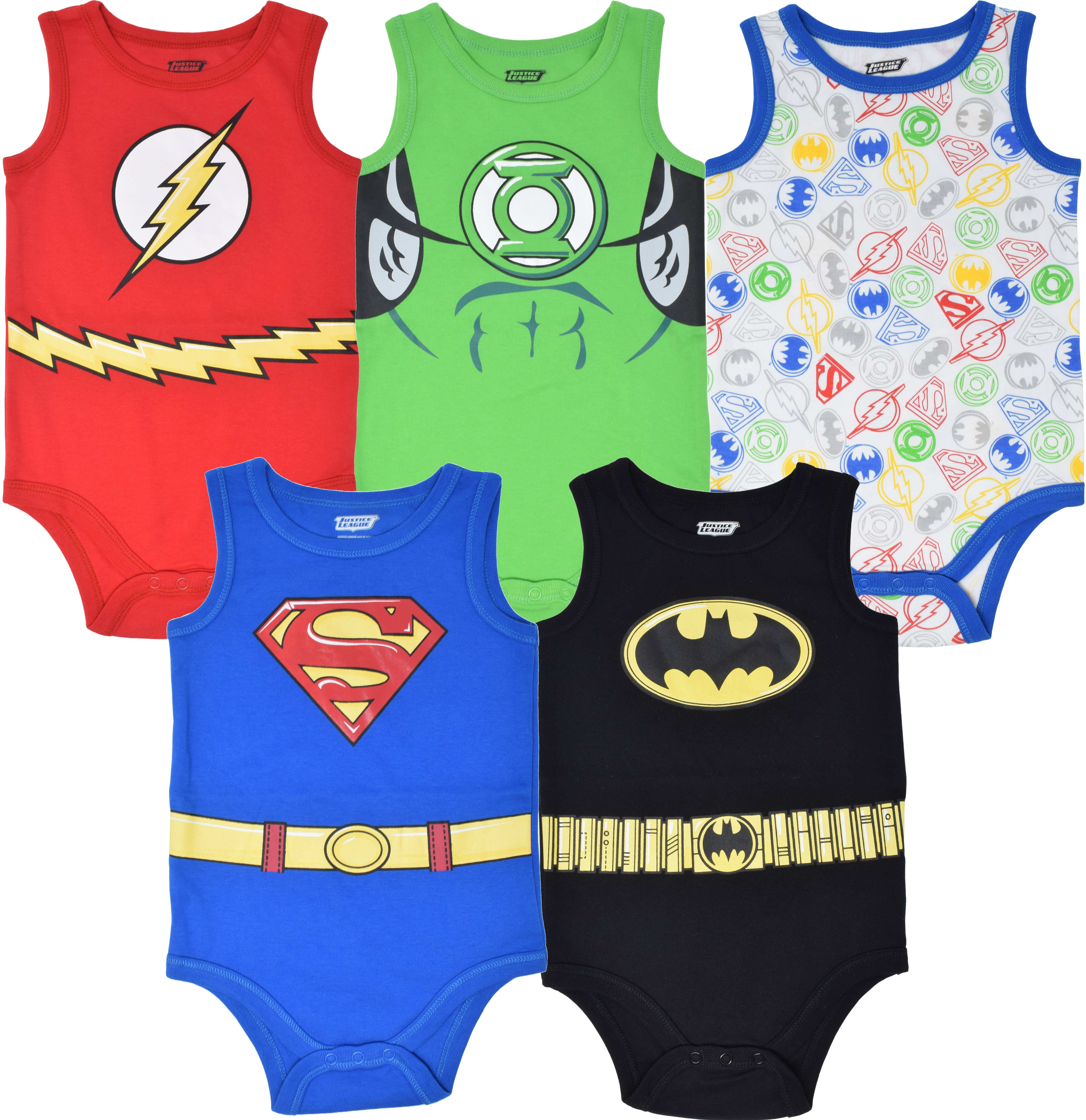 dc comic baby clothes