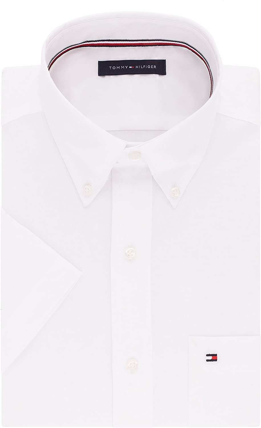 tommy hilfiger button down short sleeve