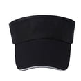 thumbnail image 2 of Sun Visor  Solid Color Polyester Cotton Sunshade Breathable Tennis Hat Men Women, 2 of 4