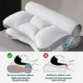 thumbnail image 6 of Cervical Pillow for Neck Pain Relief, Memory Foam Pillows , Adjustable Orthopedic Bed Pillow for Sleeping, Support for Side Back Sleepers, 6 of 9