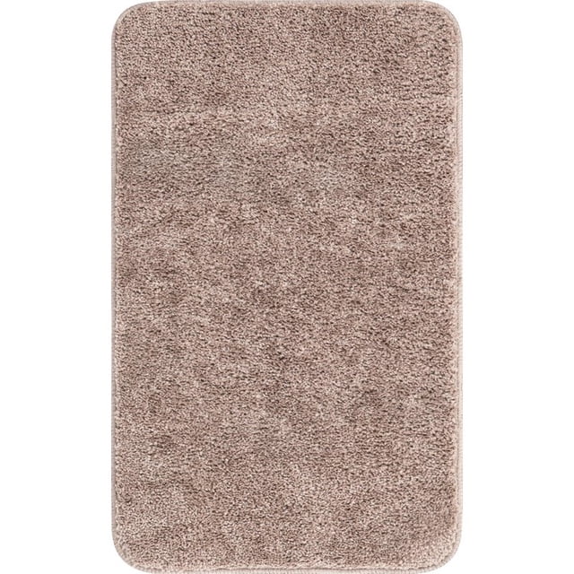 Unique Loom Bano Everyday Shag Modern Area Rug 2' x 3' Rectangular Taupe