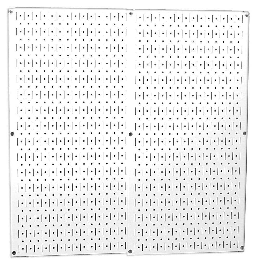 White Metal Pegboard Pack Two Pegboard Tool Boards