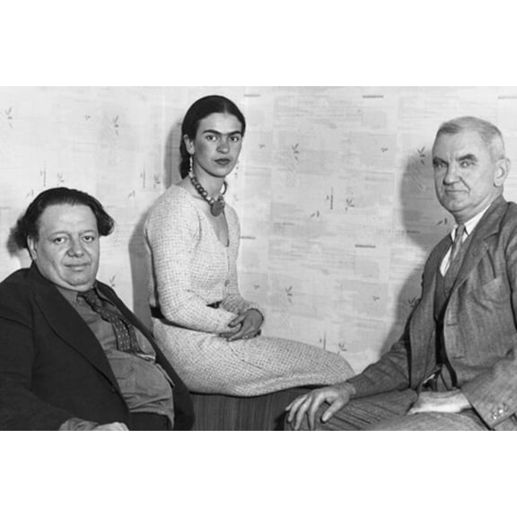 History Galore Diego Rivera Frida Kahlo 24” x 36” Poster