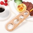 thumbnail image 6 of Yunuuuoa 2 Packs Wooden Pasta Portion Control Tool | Spaghetti Measuring Ruler for Perfect Servings | Kitchen Cooking Utensil with 4 Holes | Mess-Free Meal Prep | Reusable Sustainable Kitchen Gadget, 6 of 7