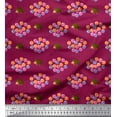 thumbnail image 1 of Soimoi Cotton Duck Fabric Balloon & Hedgehog Kids Print Sewing Fabric Yard 56 Inch Wide, 1 of 1