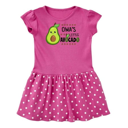 

Inktastic Oma s Little Avocado with Cute Baby Avocado Gift Baby Girl Dress