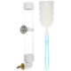 thumbnail image 1 of 1 Set of Creative Bird Cage Hanging Water Feeder Bird Water Dispenser for Cage (White), 1 of 4