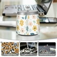 thumbnail image 6 of Yayeee Ashtray with Lid for Cigarette Smokeless Stainless Steel Home Ash Holder, Cute Floral, 6 of 7