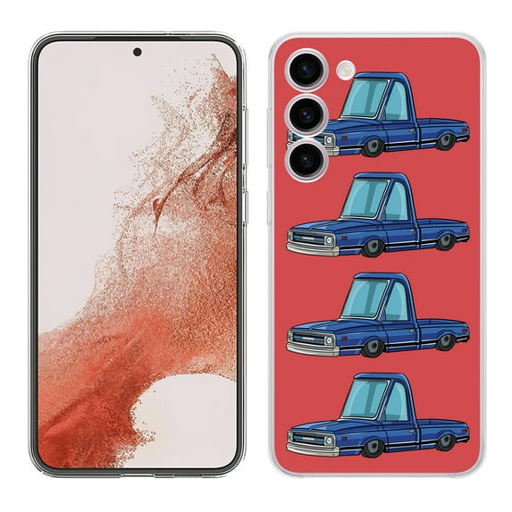 TalkingCase Slim Phone Case Compatible for Samsung Galaxy S23+ Plus 2023, Chevrolet Pickup Print, Lightweight, Flexible, USA