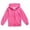 Hot Pink, variant on YDFCWXW Kids Hoodies and Sweatshirts Color Block Long Sleeve Zipper Coat Autumn Winter Cozy Fleece Hooded Jacket for Active Play (Black, 160)