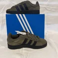 thumbnail image 1 of Adi-das Campus 00s Olive Strata Black Gold Shoes JI3307 Men's Sizes 10, 1 of 6