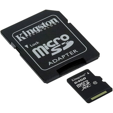 Kingston 64GB microSDXC Class 10 Flash Card