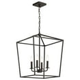 thumbnail image 2 of Nuvo Lighting Emma 4 Light Large Pendant Dark Bronze Finish - Dark Bronze, 2 of 5