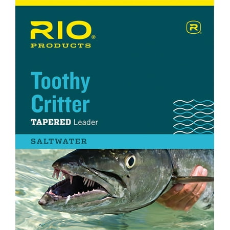 Toothy Critter Leader - RIO Toothy Critter II 7.5' Tapered Fly Fishing Leader Nylon Knottable Wire