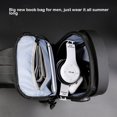 thumbnail image 1 of facefd Man Shoulder Bag Portable Waterproof Stylish USB Interface Anti-lost Zipper Replacement Waist Bags Pocket with Lock Grey, 1 of 9