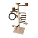 thumbnail image 2 of Soporte de escritorio para loros, percha para pájaros, perchas sólidas para pájaros, jaula de juguete interactiva, accesorios para jugar, soporte de e, 2 of 9