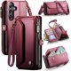 thumbnail image 1 of Funda de cuero Compatible con Samsung Galaxy S25 FE, [Bloqueo RFID] Cartera Multifuncional, Bolso, Funda de cuero con Ranuras para Tarjetas, Pata de Cabra, Bandolera Cruzada para Mujer, Hombre, 1 of 8