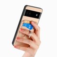 thumbnail image 6 of Allytech Wallet Case for Google Pixel 6a, Weave Texture TPU Cards Holder Ring Holder Kickstand Shockproof Anti-Scratch Bumper Back Cover Case for Google Pixel 6a - Khaki, 6 of 13