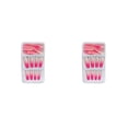 thumbnail image 2 of Qarigey 1 Juego de prensa de punta francesa en las uñas Gradient Extra Long Fashion Full Cover Ballerina Salon Kit de manicura para niñas Tipo 1 NO1, 2 of 6