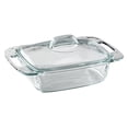 thumbnail image 2 of Fuente de vidrio para cazuela Pyrex Easy Grab con tapa de vidrio (2 cuartos), 2 of 3